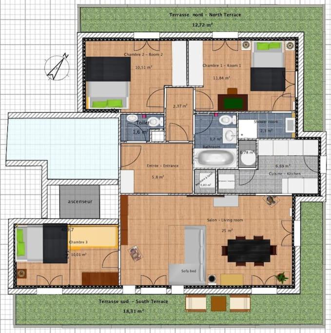 Le Royal Condo, 13 P, Wifi & Parking A Disneyland